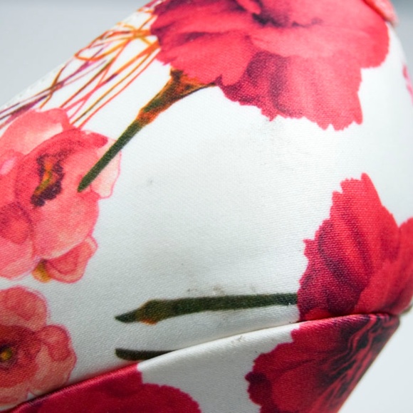 ✅Ivanka Trump Boni Fuchsia Floral High Heels - Picture 8 of 11